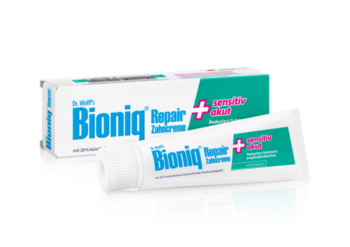 Bioniq® Repair-Zahncreme sensitiv akut Bioniq® Repair-Zahncreme sensitiv akut